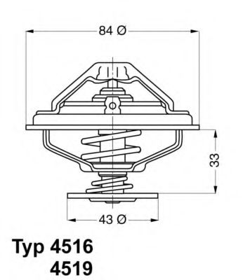 WAHLER 4516.85D Термостат, охлаждающая жидкость для BMW 7 (Бмв 7) WAHLER 4516.85D Термостат, охлаждающая жидкость для BMW 7 (Бмв 7)
