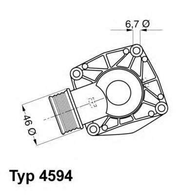 WAHLER 4594.90D Термостат, охлаждающая жидкость для BMW 7 (Бмв 7) WAHLER 4594.90D Термостат, охлаждающая жидкость для BMW 7 (Бмв 7)