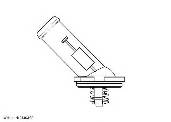 WAHLER 410536.92D Термостат, охлаждающая жидкость для VOLKSWAGEN GOLF PLUS (Фольксваген Гольф плюс) WAHLER 410536.92D Термостат, охлаждающая жидкость для VOLKSWAGEN GOLF PLUS (Фольксваген Гольф плюс)