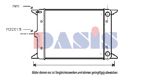 AKS DASIS 040130N Радиатор, охлаждение двигателя для VOLKSWAGEN SCIROCCO (Фольксваген Сcироccо) AKS DASIS 040130N Радиатор, охлаждение двигателя для VOLKSWAGEN SCIROCCO (Фольксваген Сcироccо)