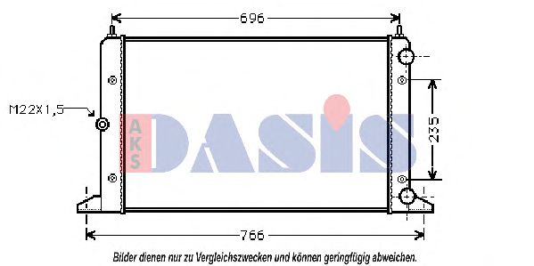 AKS DASIS 040470N Радиатор, охлаждение двигателя для VOLKSWAGEN SHARAN (Фольксваген Шаран) AKS DASIS 040470N Радиатор, охлаждение двигателя для VOLKSWAGEN SHARAN (Фольксваген Шаран)