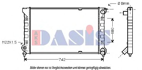 AKS DASIS 040630N Радиатор, охлаждение двигателя для VOLKSWAGEN (Фольксваген) AKS DASIS 040630N Радиатор, охлаждение двигателя для VOLKSWAGEN (Фольксваген)