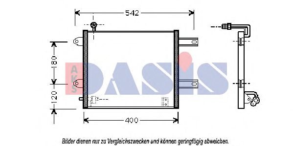 AKS DASIS 042001N Конденсатор, кондиционер для VOLKSWAGEN POLO (Фольксваген Поло) AKS DASIS 042001N Конденсатор, кондиционер для VOLKSWAGEN POLO (Фольксваген Поло)