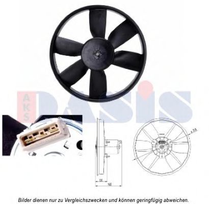 AKS DASIS 048170N Вентилятор, охлаждение двигателя механическая коробка передач для VOLKSWAGEN CABRIO III (Фольксваген Cабрио 3) AKS DASIS 048170N Вентилятор, охлаждение двигателя механическая коробка передач для VOLKSWAGEN CABRIO III (Фольксваген Cабрио 3)