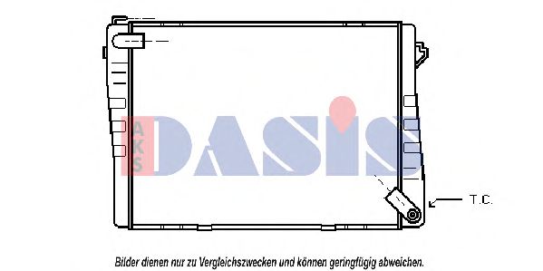 AKS DASIS 050020N Радиатор, охлаждение двигателя для BMW 5 (Бмв 5) AKS DASIS 050020N Радиатор, охлаждение двигателя для BMW 5 (Бмв 5)