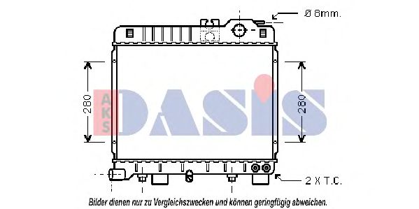 AKS DASIS 050280N Радиатор, охлаждение двигателя для BMW 3 (Бмв 3) AKS DASIS 050280N Радиатор, охлаждение двигателя для BMW 3 (Бмв 3)