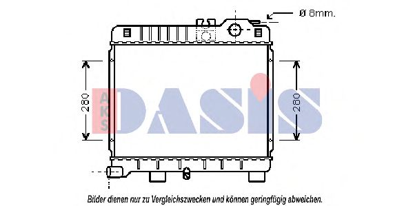 AKS DASIS 050350N Радиатор, охлаждение двигателя для BMW 3 (Бмв 3) AKS DASIS 050350N Радиатор, охлаждение двигателя для BMW 3 (Бмв 3)