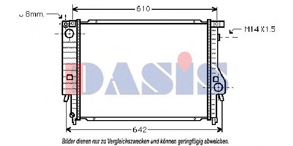 AKS DASIS 050620N Радиатор, охлаждение двигателя для BMW 7 (Бмв 7) AKS DASIS 050620N Радиатор, охлаждение двигателя для BMW 7 (Бмв 7)
