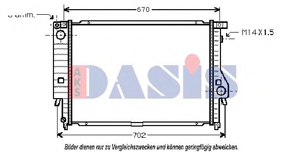 AKS DASIS 050750N Радиатор, охлаждение двигателя для BMW 7 (Бмв 7) AKS DASIS 050750N Радиатор, охлаждение двигателя для BMW 7 (Бмв 7)