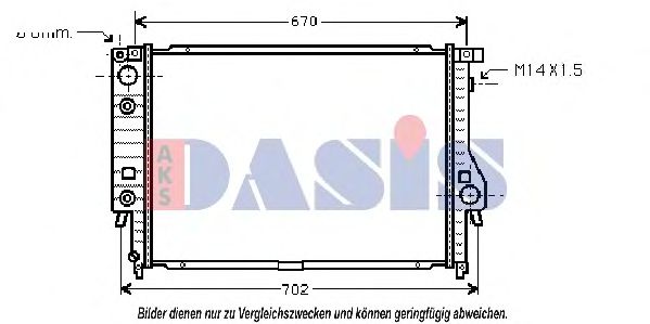 AKS DASIS 050760N Радиатор, охлаждение двигателя для BMW 7 (Бмв 7) AKS DASIS 050760N Радиатор, охлаждение двигателя для BMW 7 (Бмв 7)