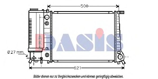 AKS DASIS 050860N Радиатор, охлаждение двигателя для BMW 3 (Бмв 3) AKS DASIS 050860N Радиатор, охлаждение двигателя для BMW 3 (Бмв 3)