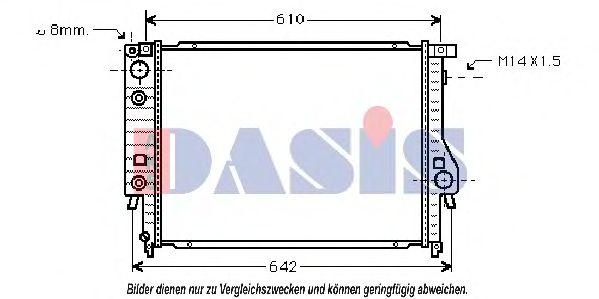 AKS DASIS 051160N Радиатор, охлаждение двигателя для BMW 7 (Бмв 7) AKS DASIS 051160N Радиатор, охлаждение двигателя для BMW 7 (Бмв 7)