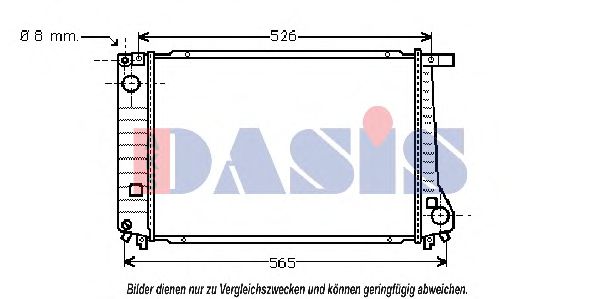 AKS DASIS 051170N Радиатор, охлаждение двигателя для BMW 7 (Бмв 7) AKS DASIS 051170N Радиатор, охлаждение двигателя для BMW 7 (Бмв 7)