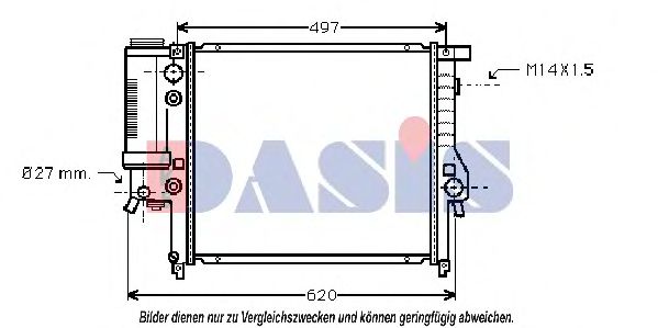 AKS DASIS 051670N Радиатор, охлаждение двигателя для BMW 3 (Бмв 3) AKS DASIS 051670N Радиатор, охлаждение двигателя для BMW 3 (Бмв 3)