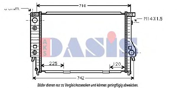 AKS DASIS 051800N Радиатор, охлаждение двигателя для BMW 7 (Бмв 7) AKS DASIS 051800N Радиатор, охлаждение двигателя для BMW 7 (Бмв 7)