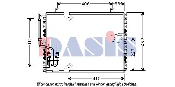 AKS DASIS 052140N Конденсатор, кондиционер для BMW 7 (Бмв 7) AKS DASIS 052140N Конденсатор, кондиционер для BMW 7 (Бмв 7)
