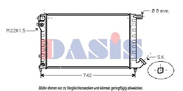 AKS DASIS 060016N Радиатор, охлаждение двигателя для PEUGEOT (Пежо) AKS DASIS 060016N Радиатор, охлаждение двигателя для PEUGEOT (Пежо)