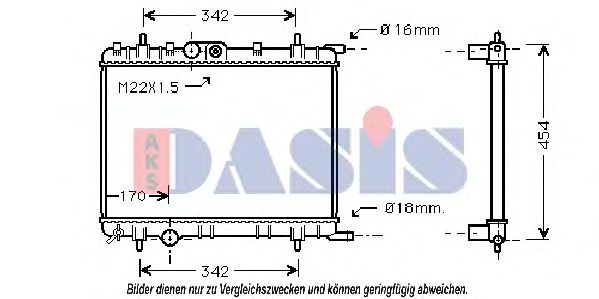 AKS DASIS 060052N Радиатор, охлаждение двигателя для CITROËN XSARA PICASSO (CитроËн Ксара пикассо) AKS DASIS 060052N Радиатор, охлаждение двигателя для CITROËN XSARA PICASSO (CитроËн Ксара пикассо)