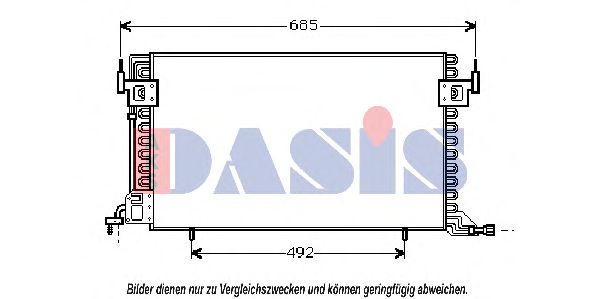 AKS DASIS 062340N Конденсатор, кондиционер для PEUGEOT (Пежо) AKS DASIS 062340N Конденсатор, кондиционер для PEUGEOT (Пежо)