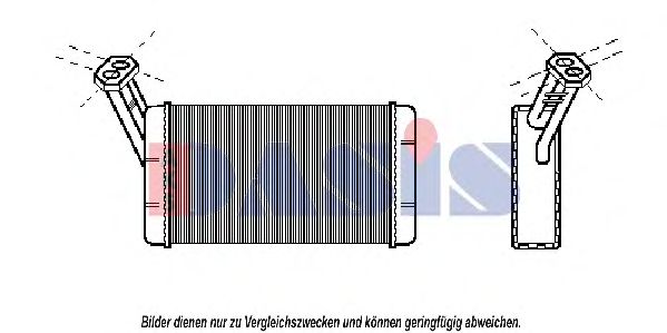 AKS DASIS 069050N Теплообменник, отопление салона для CITROëN (Cитроëн) AKS DASIS 069050N Теплообменник, отопление салона для CITROëN (Cитроëн)