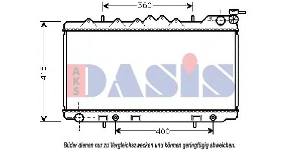 AKS DASIS 070033N Радиатор, охлаждение двигателя для NISSAN PRIMERA (Ниссан Примера) AKS DASIS 070033N Радиатор, охлаждение двигателя для NISSAN PRIMERA (Ниссан Примера)