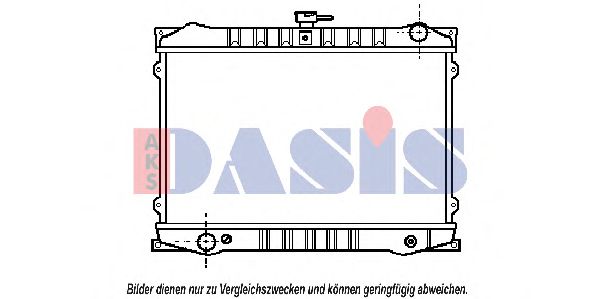 AKS DASIS 070300N Радиатор, охлаждение двигателя для NISSAN (Ниссан) AKS DASIS 070300N Радиатор, охлаждение двигателя для NISSAN (Ниссан)