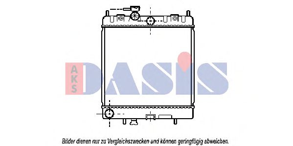 AKS DASIS 070430N Радиатор, охлаждение двигателя для NISSAN MICRA II (Ниссан Микра 2) AKS DASIS 070430N Радиатор, охлаждение двигателя для NISSAN MICRA II (Ниссан Микра 2)