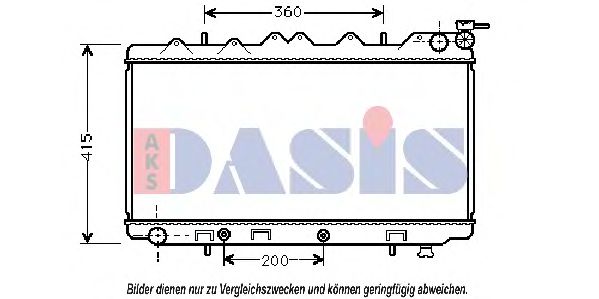 AKS DASIS 070640N Радиатор, охлаждение двигателя для NISSAN PRIMERA (Ниссан Примера) AKS DASIS 070640N Радиатор, охлаждение двигателя для NISSAN PRIMERA (Ниссан Примера)