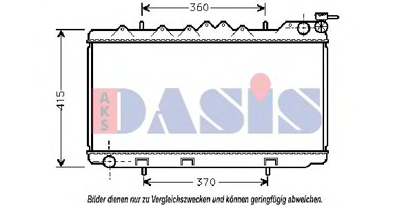 AKS DASIS 070940N Радиатор, охлаждение двигателя для NISSAN PRIMERA (Ниссан Примера) AKS DASIS 070940N Радиатор, охлаждение двигателя для NISSAN PRIMERA (Ниссан Примера)
