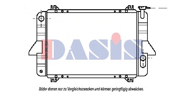 AKS DASIS 070950N Радиатор, охлаждение двигателя для NISSAN (Ниссан) AKS DASIS 070950N Радиатор, охлаждение двигателя для NISSAN (Ниссан)