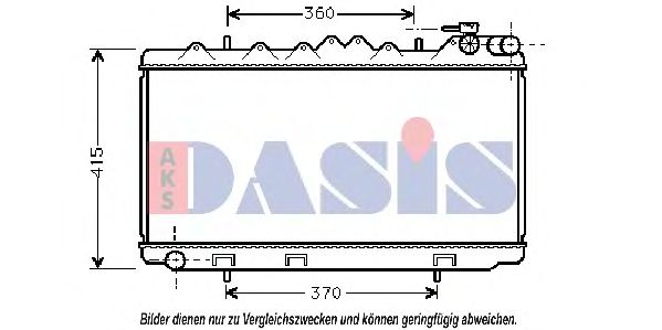 AKS DASIS 071530N Радиатор, охлаждение двигателя для NISSAN PRIMERA (Ниссан Примера) AKS DASIS 071530N Радиатор, охлаждение двигателя для NISSAN PRIMERA (Ниссан Примера)