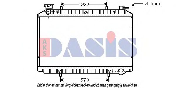 AKS DASIS 072330N Радиатор, охлаждение двигателя для NISSAN (Ниссан) AKS DASIS 072330N Радиатор, охлаждение двигателя для NISSAN (Ниссан)