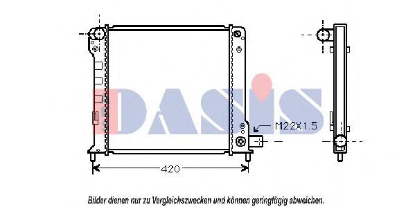 AKS DASIS 080310N Радиатор, охлаждение двигателя для LANCIA (Лансиа/лянча) AKS DASIS 080310N Радиатор, охлаждение двигателя для LANCIA (Лансиа/лянча)