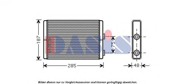 AKS DASIS 089010N Теплообменник, отопление салона для FIAT ULYSSE (Фиат Улисс) AKS DASIS 089010N Теплообменник, отопление салона для FIAT ULYSSE (Фиат Улисс)