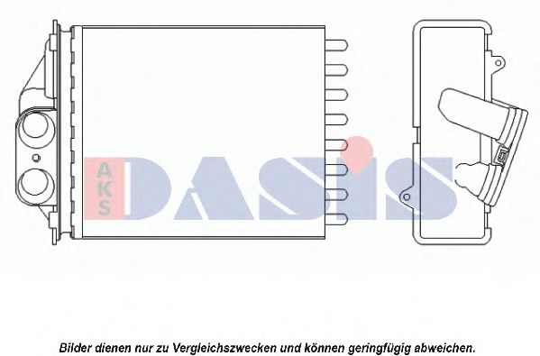 AKS DASIS 089017N Теплообменник, отопление салона для FIAT 500 C (Фиат 500 c) AKS DASIS 089017N Теплообменник, отопление салона для FIAT 500 C (Фиат 500 c)