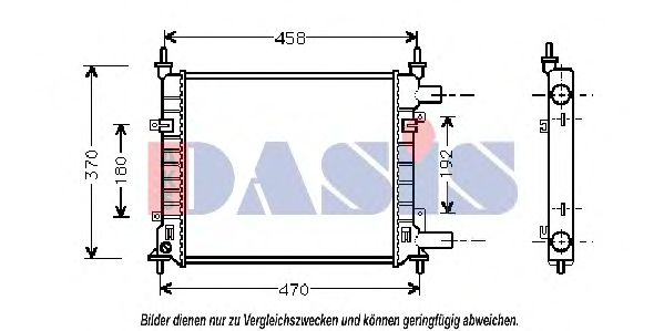 AKS DASIS 091280N Радиатор, охлаждение двигателя для FORD KA (Форд Ка) AKS DASIS 091280N Радиатор, охлаждение двигателя для FORD KA (Форд Ка)