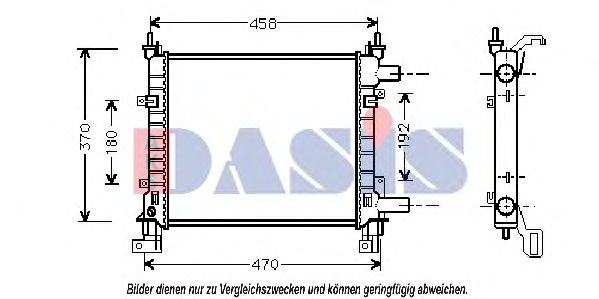 AKS DASIS 091300N Радиатор, охлаждение двигателя для FORD KA (Форд Ка) AKS DASIS 091300N Радиатор, охлаждение двигателя для FORD KA (Форд Ка)