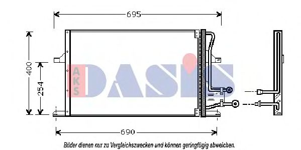 AKS DASIS 092360N Конденсатор, кондиционер для FORD MONDEO (Форд Мондэо) AKS DASIS 092360N Конденсатор, кондиционер для FORD MONDEO (Форд Мондэо)