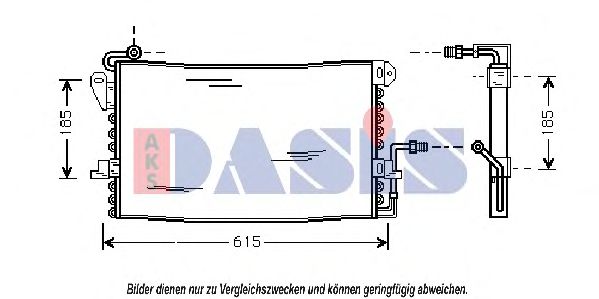 AKS DASIS 092430N Конденсатор, кондиционер для FORD FIESTA (Форд Фиэста) AKS DASIS 092430N Конденсатор, кондиционер для FORD FIESTA (Форд Фиэста)