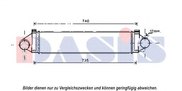 AKS DASIS 097018N Интеркулер для FORD S-MAX (Форд S макс) AKS DASIS 097018N Интеркулер для FORD S-MAX (Форд S макс)