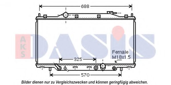 AKS DASIS 100075N Радиатор, охлаждение двигателя Япония для HONDA STEPWGN (Хонда Стэпвгн) AKS DASIS 100075N Радиатор, охлаждение двигателя Япония для HONDA STEPWGN (Хонда Стэпвгн)