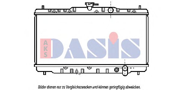AKS DASIS 100090N Радиатор, охлаждение двигателя для HONDA (Хонда) AKS DASIS 100090N Радиатор, охлаждение двигателя для HONDA (Хонда)