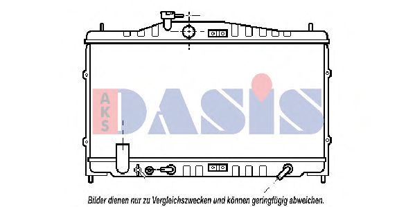 AKS DASIS 100290N Радиатор, охлаждение двигателя для HONDA (Хонда) AKS DASIS 100290N Радиатор, охлаждение двигателя для HONDA (Хонда)