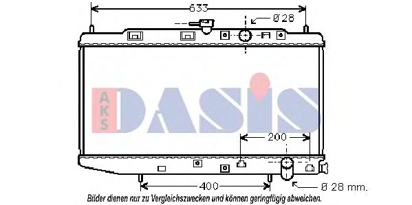 AKS DASIS 100320N Радиатор, охлаждение двигателя для HONDA CRX II (Хонда Cрх 2) AKS DASIS 100320N Радиатор, охлаждение двигателя для HONDA CRX II (Хонда Cрх 2)
