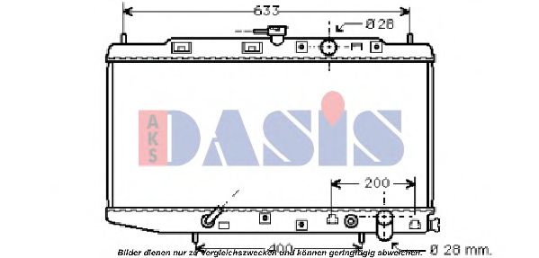 AKS DASIS 100331N Радиатор, охлаждение двигателя для HONDA CRX II (Хонда Cрх 2) AKS DASIS 100331N Радиатор, охлаждение двигателя для HONDA CRX II (Хонда Cрх 2)