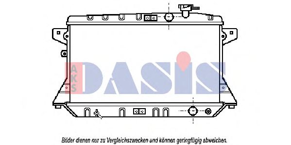 AKS DASIS 100520N Радиатор, охлаждение двигателя для HONDA (Хонда) AKS DASIS 100520N Радиатор, охлаждение двигателя для HONDA (Хонда)
