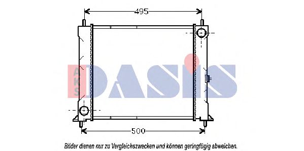 AKS DASIS 100670N Радиатор, охлаждение двигателя для ROVER 400 (Ровер 400) AKS DASIS 100670N Радиатор, охлаждение двигателя для ROVER 400 (Ровер 400)