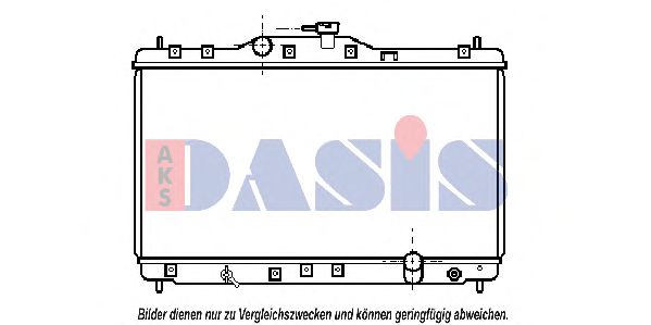 AKS DASIS 100940N Радиатор, охлаждение двигателя для HONDA (Хонда) AKS DASIS 100940N Радиатор, охлаждение двигателя для HONDA (Хонда)