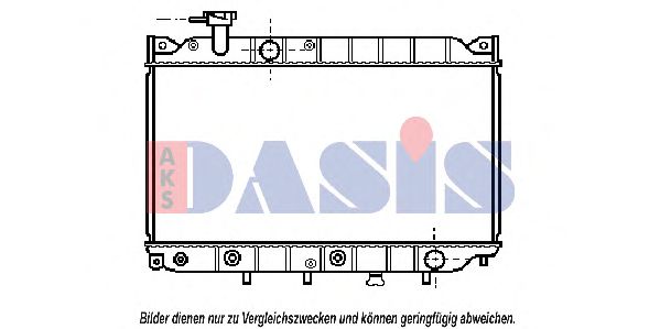 AKS DASIS 110030N Радиатор, охлаждение двигателя для MAZDA GLC II (Мазда Глc 2) AKS DASIS 110030N Радиатор, охлаждение двигателя для MAZDA GLC II (Мазда Глc 2)