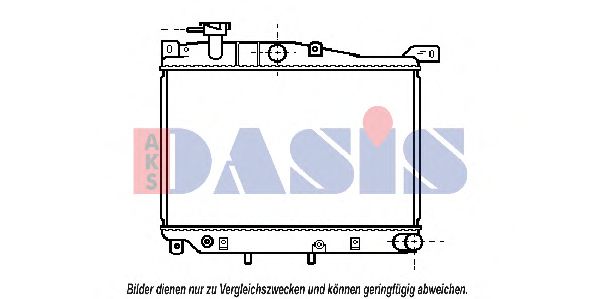 AKS DASIS 110050N Радиатор, охлаждение двигателя для MAZDA GLC II (Мазда Глc 2) AKS DASIS 110050N Радиатор, охлаждение двигателя для MAZDA GLC II (Мазда Глc 2)